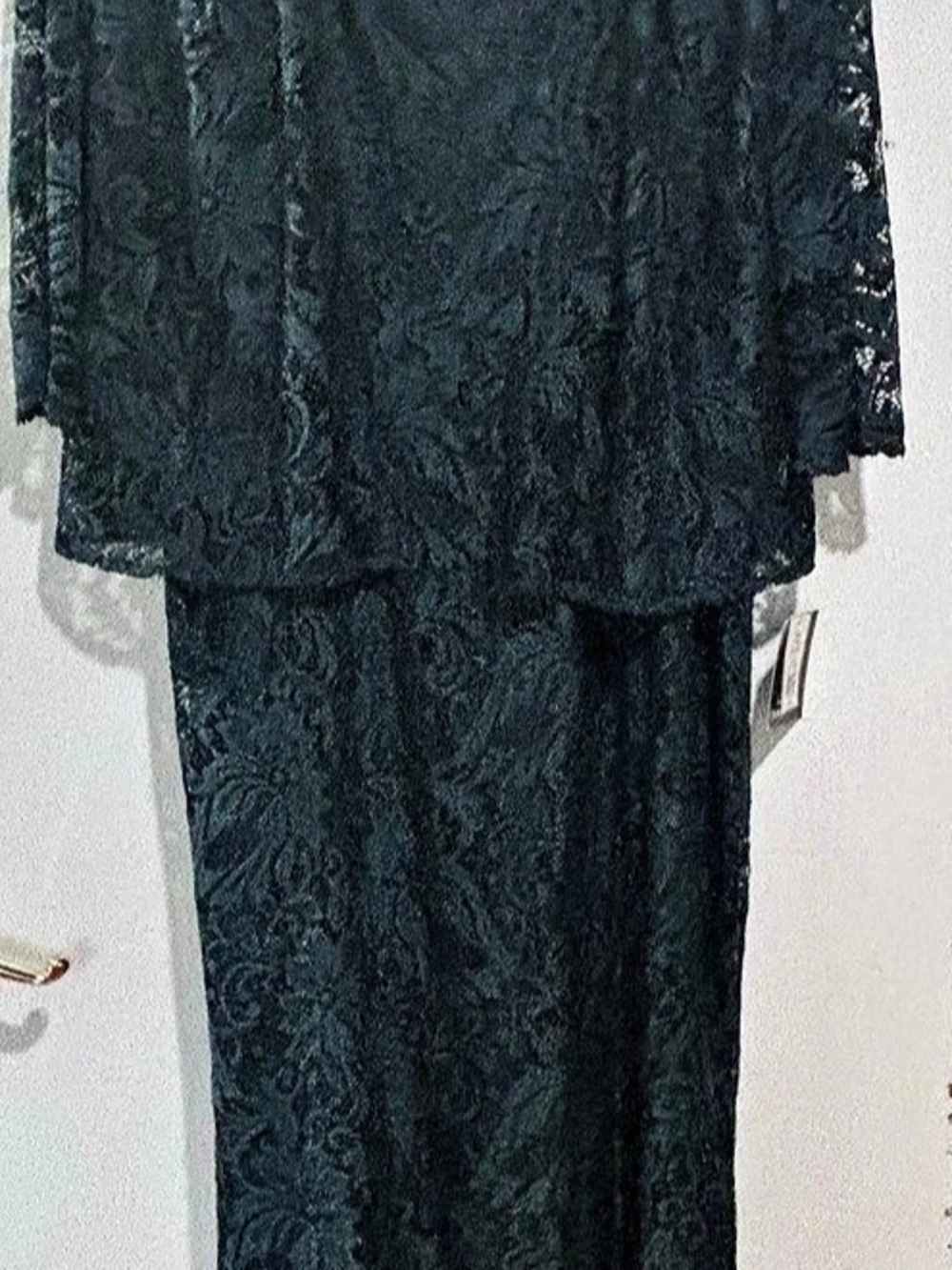 Le Bos Style 28296 Lace Maxi Dress Size 16 NWT
